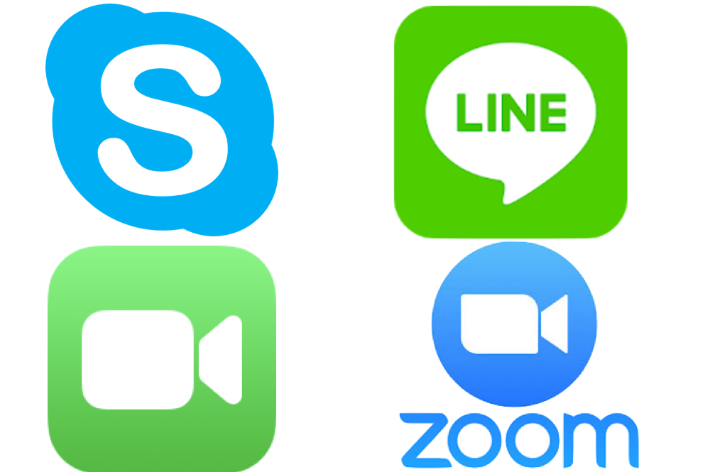 オンラインレッスン対応の各種アイコンイメージ画像