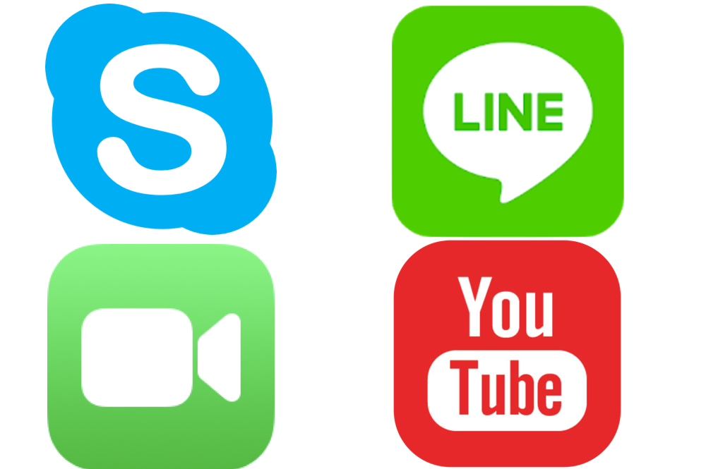 オンラインレッスン対応の各種アイコンイメージ